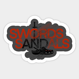 Swords & Sandals Sticker